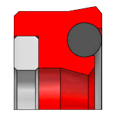 Уплотнение штока DS104R