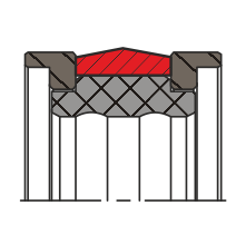 Уплотнение поршня QP09-N (K09-N)