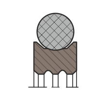 Роторное уплотнение вала RS09-F (R09-F)