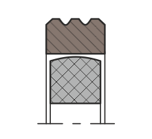 Роторное уплотнение вала RS10-FS (R10-FS)