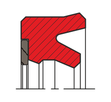 Уплотнение штока QR18-P (S18-P)