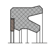 Уплотнение штока QR18-R (S18-R)