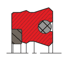 Уплотнение штока QR24-P (S24-P)