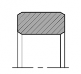 Резиновые прямоугольные кольца уплотнительные RS14 (R14)