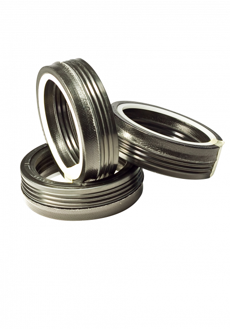 Шевронная манжета К34 110x132x35,5 NBR+хлопковая ткань NBR+ТРЕ+POM